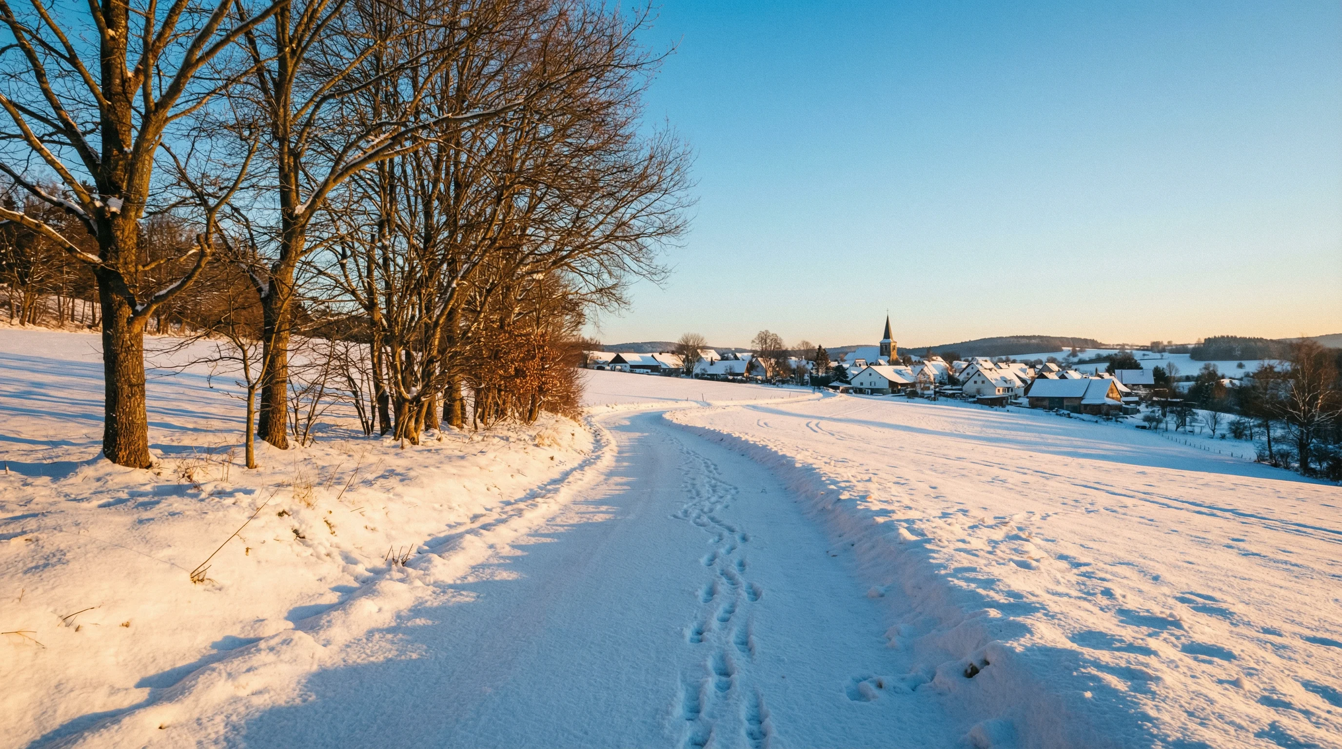 Westerwald Winterlandschaft